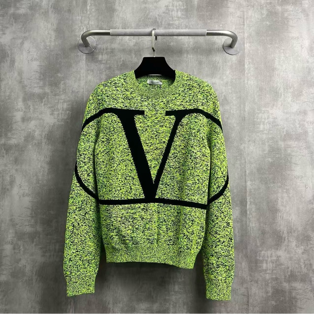 ❌sold❌Authentic Valentino Garavani Green and Black Sweater